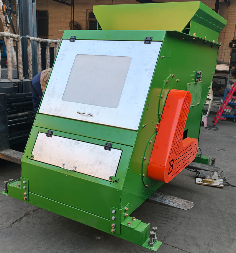 12.30定制双滚筒强磁磁选机一组