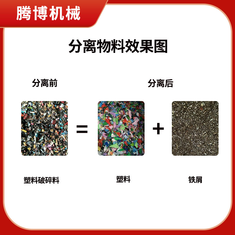 塑料破碎料除铁磁选机